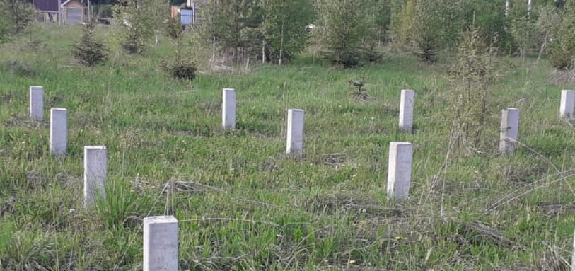 Фундамент на забивных ЖБ сваях
