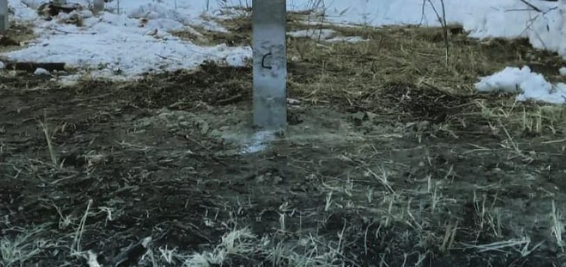 Фундамент на забивных ЖБ сваях