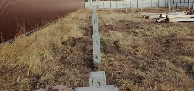Фундамент на забивных ЖБ сваях
